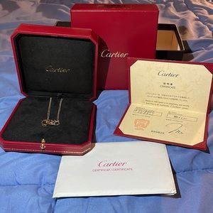 Cartier Love Necklace, 6 Diamonds Love